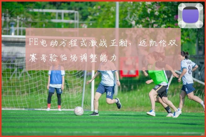 FE电动方程式激战正酣,迈凯伦双赛考验临场调整能力